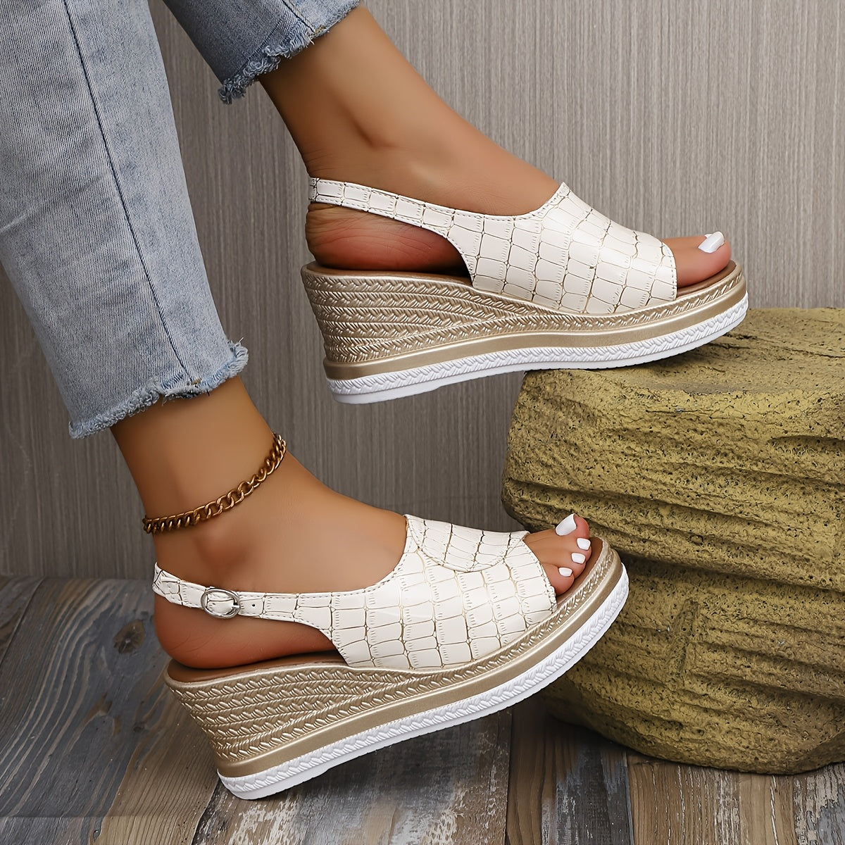 Marbella™ | Wedge Sandals Sculpted Elegance With Summer Lift